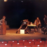 Rehearsal of Man of La Mancha, GSA, Guildford & Gitis Theatre, Moscow 1994